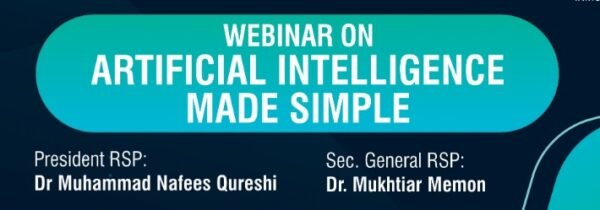 Webinar on Artificial Intelligence Made Simple – Radiology Pakistan